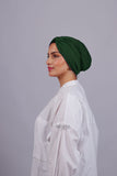 Turban Croisé Cotton - Vert roi foncé