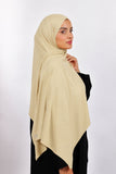 Lycra Coton - Beige sable