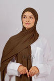 Lycra Bonnet Jasmine - Marron Clair