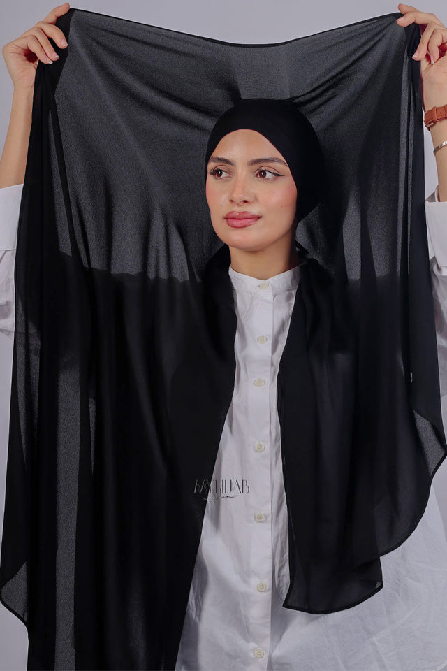 Crepe Bonnet Fermé - Noir