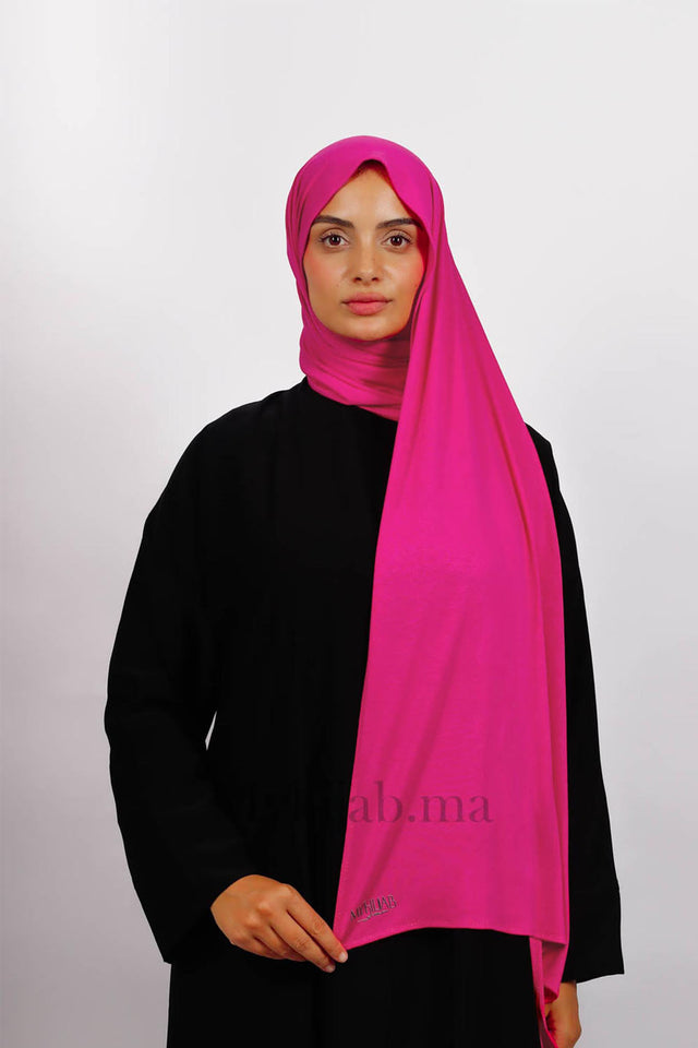 Lycra Coton - Rose fushia