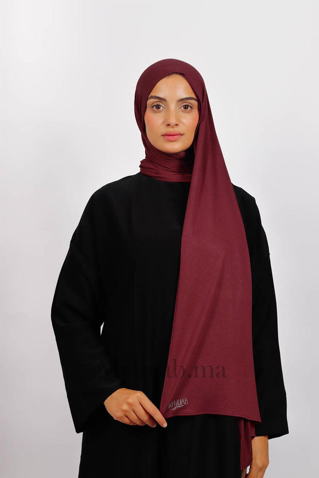 Lycra Coton - Bordeaux