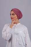 Turban Croisé Cotton - Cashire fonce