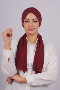 Turban Dubai - Grenat