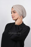 Turban Croisé Cotton - Beige noeud