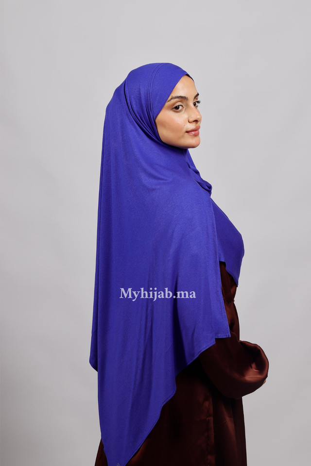 Lycra deux plis - Bleu roi