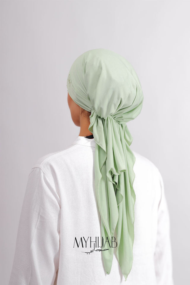 Turban Miral – Vert pastel