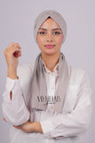Turban Dubai - Gris clair