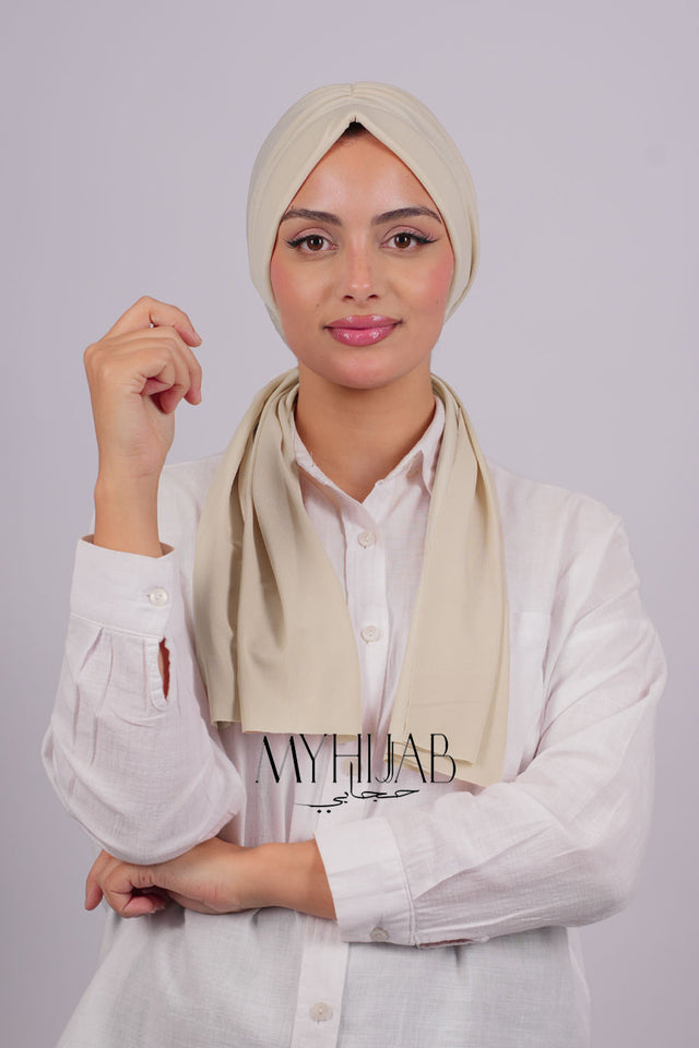 Turban Dubai - Beige milk