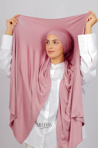 Lycra Bonnet Jasmine - Rose Nude