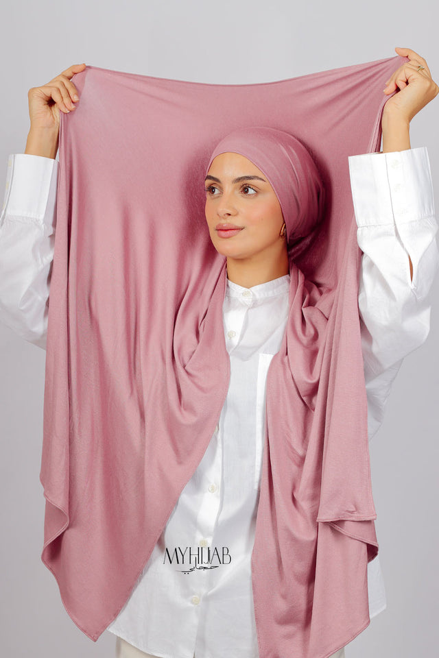 Lycra Bonnet Jasmine - Rose Nude