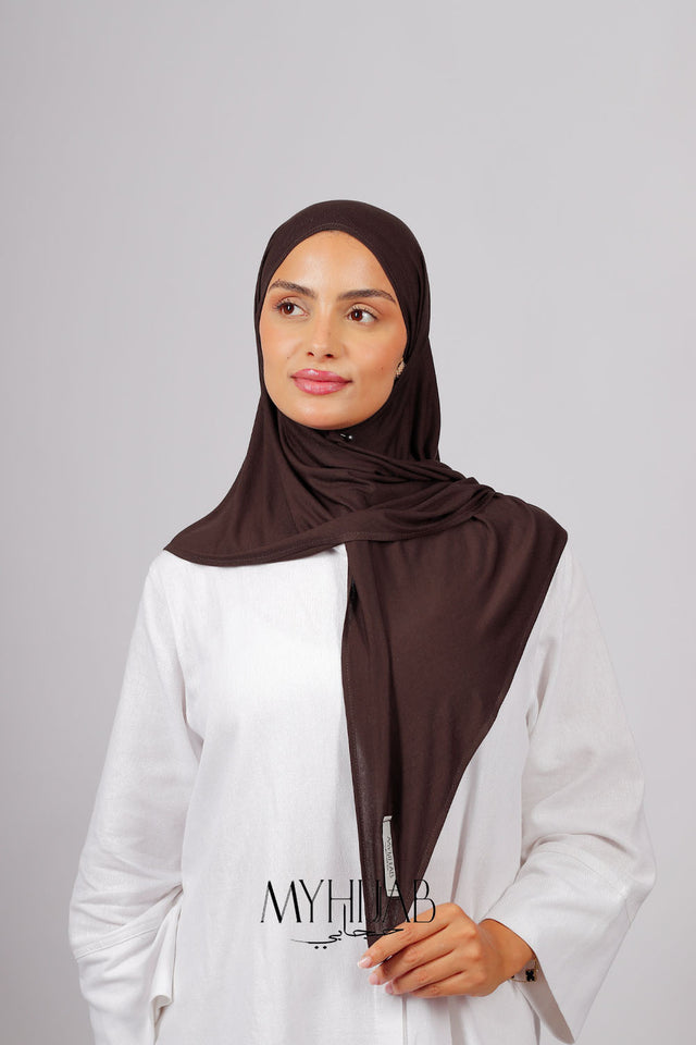 Foular Lycra - Marron foncé
