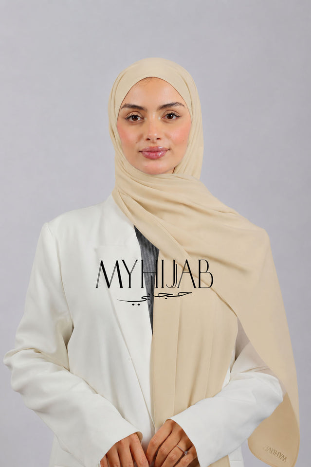 Châle Bonnet -Beige clair