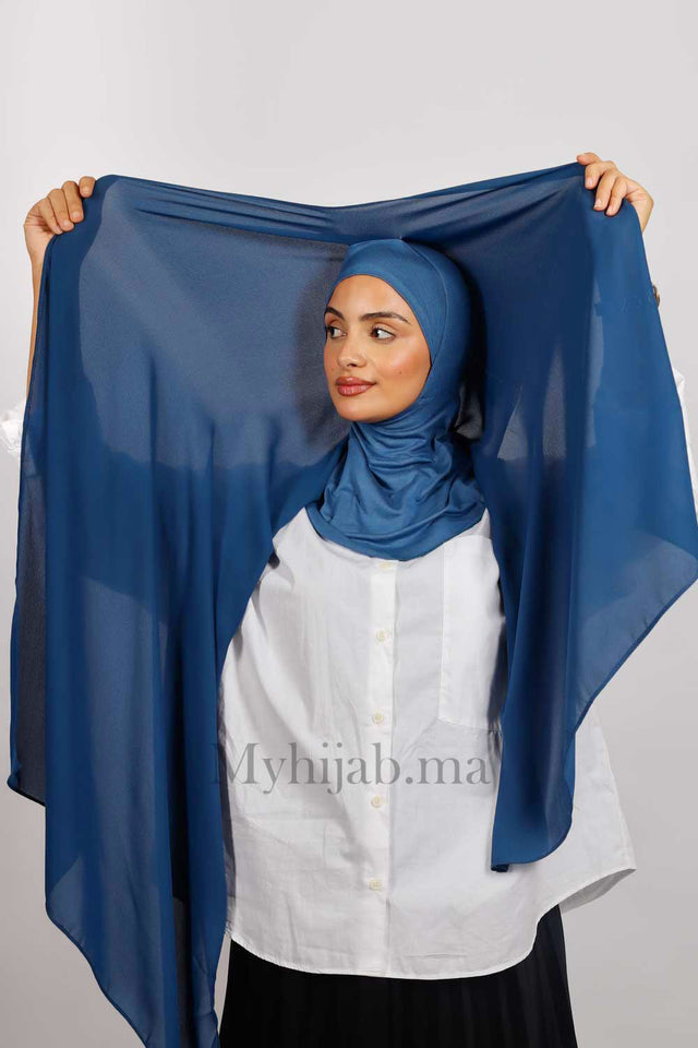 Crepe Bonne Ninja - Bleu jeans foncé