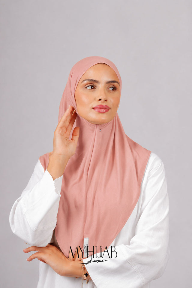 Foular Lycra - Rose sauman