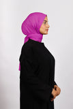 Lycra Coton - magenta fonce