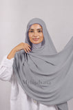 Crepe Bonnet Ninja- Gris clair