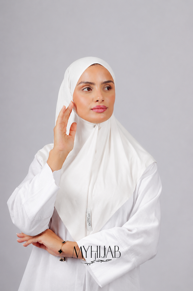 Foular Lycra - Blanche