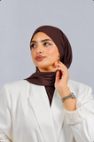 Turban Amira - marron  foncé