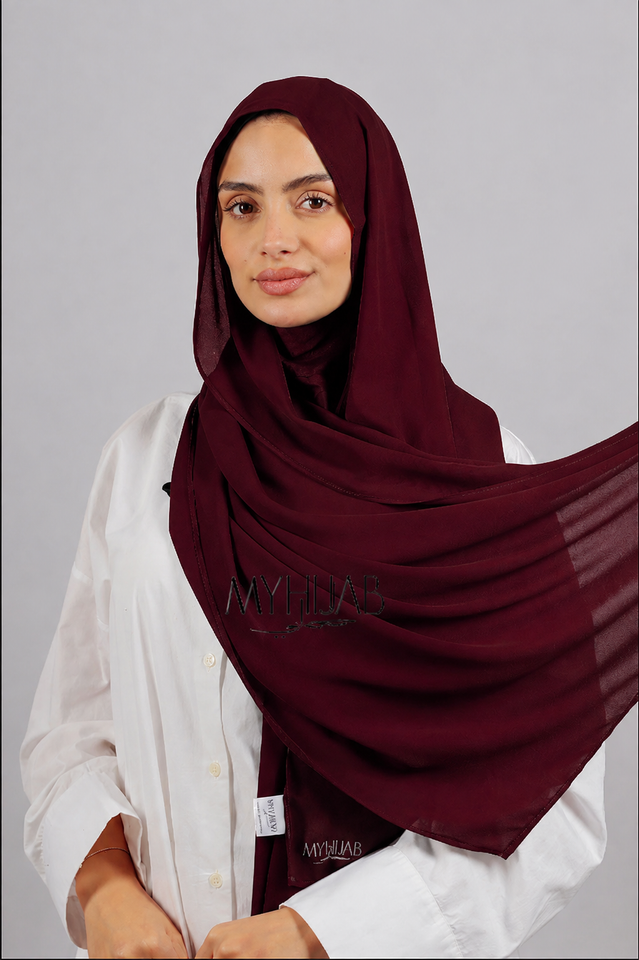 Crepe Bonnet Ninja - Bordeaux