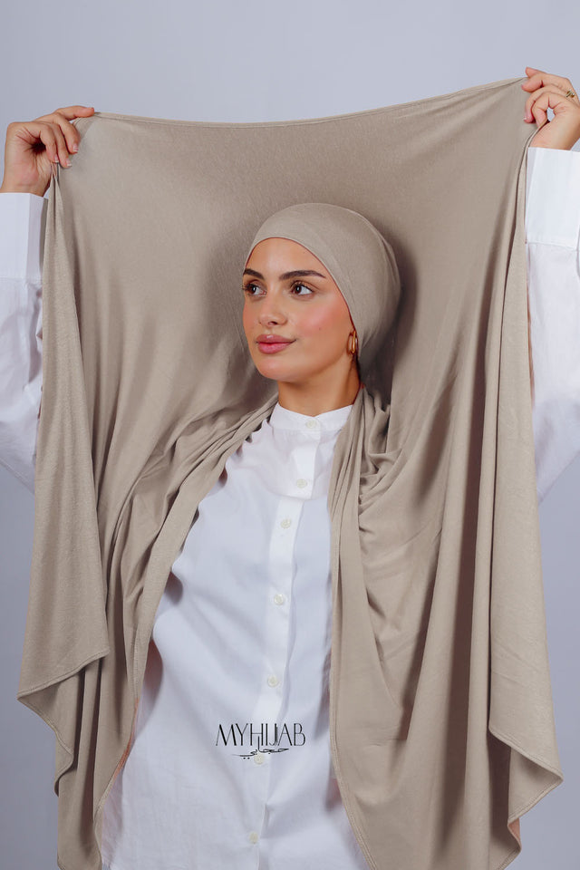 Lycra Bonnet Jasmine - Nude