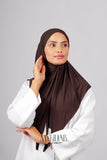 Foular Lycra - Marron foncé