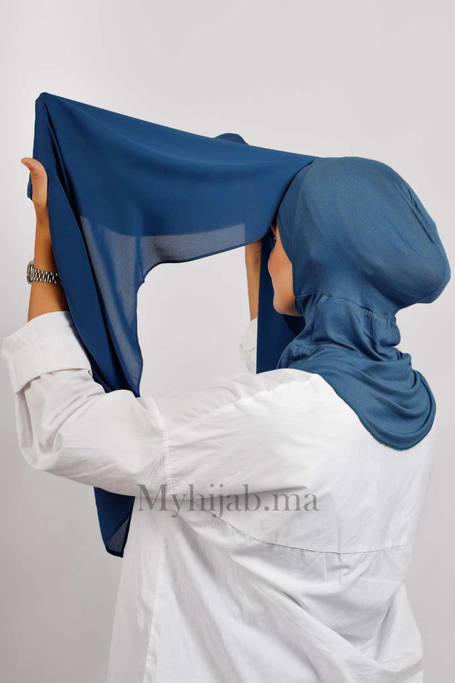 Crepe Bonne Ninja - Bleu jeans foncé