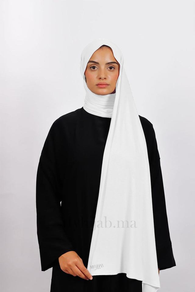 Lycra Coton - Blanche