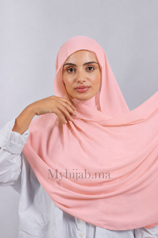 Crepe Bonnet Ninja- Rose bebe