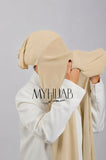 Châle Bonnet -Beige clair
