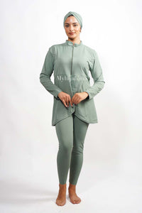 BURKINI YARA - Vert pastelle