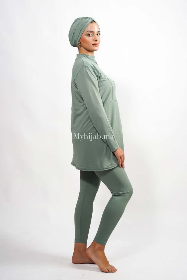 BURKINI YARA - Vert pastelle