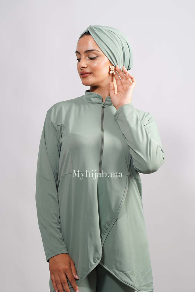 BURKINI YARA - Vert pastelle