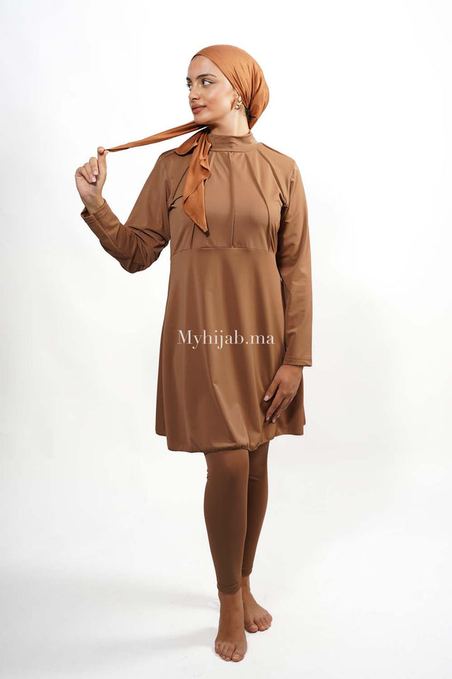 Burkini long - Miel