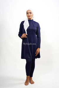 Burkini long -Bleu marine