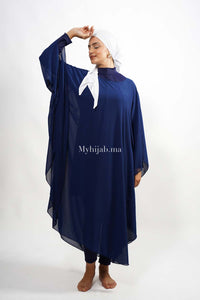 Burkini long -Bleu marine
