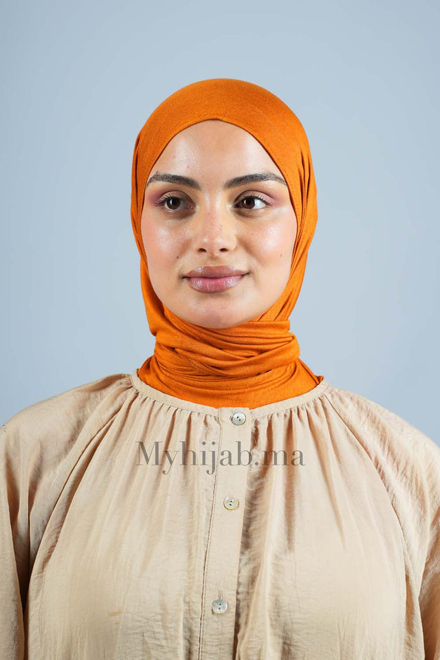 Foular Lycra - Moutarde foncé