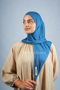 Foular Lycra -Bleu jeans