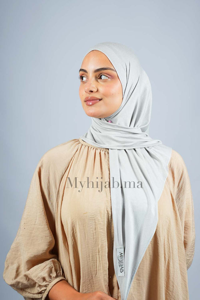 Foular Lycra - Gris clair