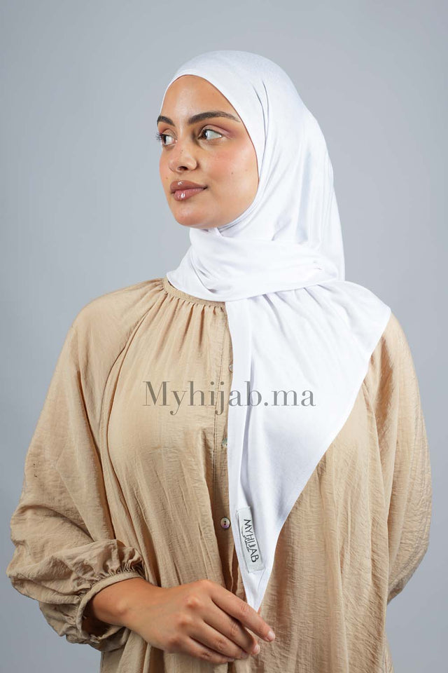 Foular Lycra - Blanche