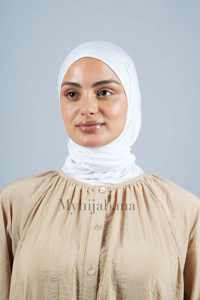 Foular Lycra - Blanche