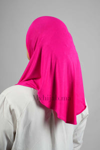 Foular Lycra - Rose fuchsia