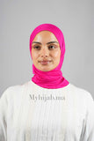 Foular Lycra - Rose fuchsia