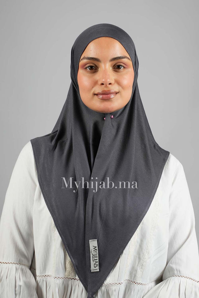 Foular Lycra - Gris foncé
