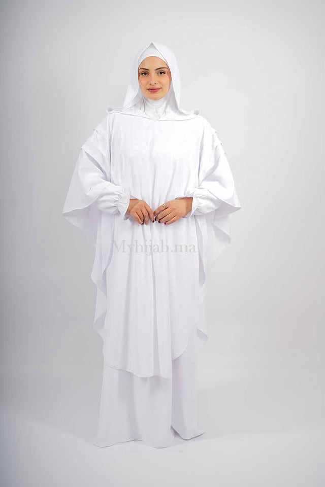 abaya selham - BLANCHE