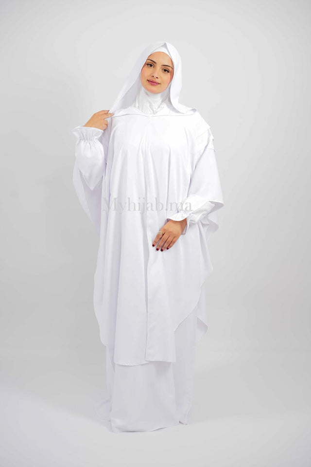 abaya selham - BLANCHE