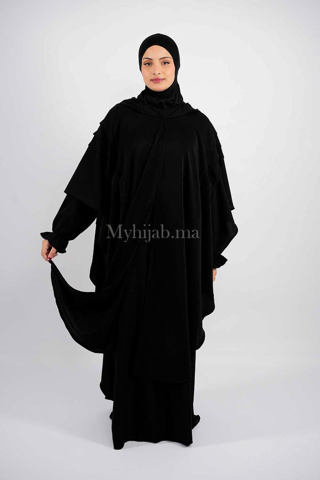 abaya selham - NOIR