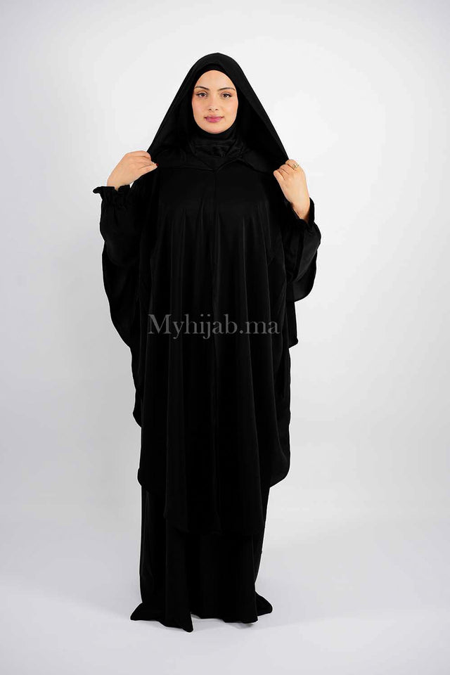 abaya selham - NOIR