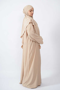 Abaya khimar large - Beige