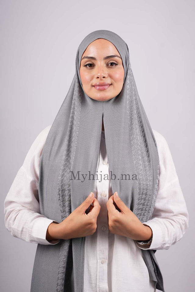 Lycra Instant kashkha - Gris